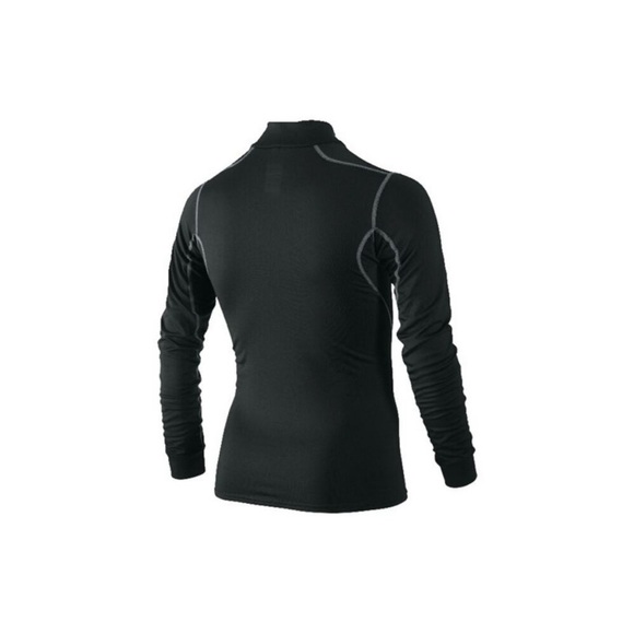 Nike Pro Dri Fit Thermal Long Sleeve Mock Neck Compression Top Black medium - Picture 2 of 10